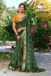 Vrinda Vol 7 By Kashvi Marshmello Bandhej Saree Wholesale Price In Surat

